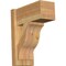 Ekena Millwork Funston Block Rough Sawn Outlooker, Western Red Cedar, 8"W x 16"D x 20"H OUT08X16X20FST05RWR - alternate 1